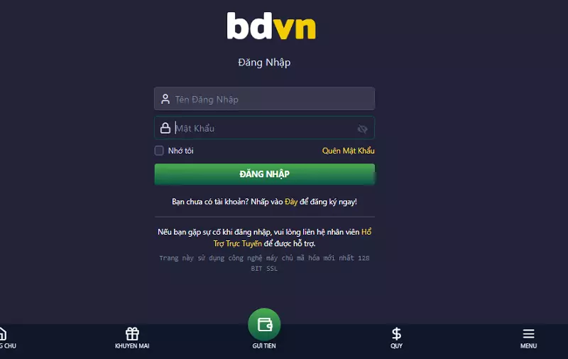 Hướng dẫn cách đăng nhập Bdvn